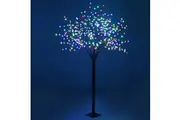 Christmas Artificial Tree 180cm Cherry Blossom 300 LED Tree Animated Indoor/Outdoor Decoration - Multi