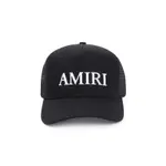 [Amiri] Amiri-Black Core Logo Trucker Cotton Hat-Uomo OS OS