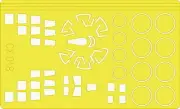 Eduard CX018 1/72 B-29 Superfortress Paint Mask for Academy kit
