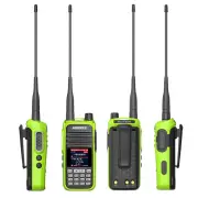 ABBREE AR-730 High-Power Walkie Talkie EU Plug 136-520MHz 256 Channels HD Display Screen NOAA Handheld Two Way Radio