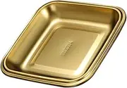 Mikinona Stainless Steel Multi Function Dessert Plate Grilled Food Serving Tray for Snacks Sweets Appetizers Safe Design for Home Outdoor Use