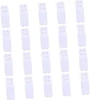 [LIFKOME] Underwear Extender Tube Bras for Women Small Hooks S Hook Stretch Belt for Women Siding Clear Back Bra Strapless Push up Bras for Women Bra Clasp Cor White Polyester