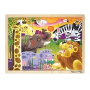 Melissa & Doug Wooden JigSaw Puzzle African Plains 24 pcs SHIPS IMMEDIATELY NEW