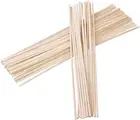 SEWACC 100Pcs Rattan Diffuser Reed Sticks Natural Rattan Wood Sticks Replacem...