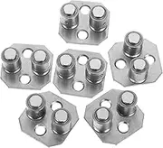 6pcs Sliding Barn Door Roller Floor Guide Floor Rail Guide Rollers Sliding Door Floor Guides