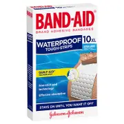 Band-Aid Waterproof Tough Strips Extra Large 10 Pack