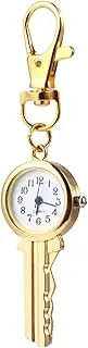 [CATIEBYE] Pocket Watch Gold Watch Chain Watches for Men Lanyard Vintage Clock Engraved Watch Ring Display Pendant Key Necklace Bracelets Band Small Double Headed Tool for Watch Alloy Golden