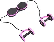HONMEET Detachable Pulling Rope for Waist and Leg Exercises Multi Functional Fitness Tool for Arm and Abdominal Training Resistance Pink