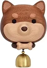 Binxind Cartoon Door Bell Ornament Doorbell Dog Wind Chime Wooden Bell Wood Doorbell Door Chime Door Opening Shopkeepers Bell