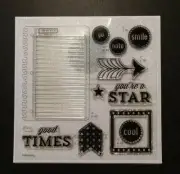 Close To My Heart CTMH My Acrylix Take Note D1574 New Stamp Set