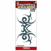 Tribal Stamped Temporary Tattoo (Tinsley) 1 Design