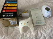 The Gro Company Gro-Egg Room Thermometer Baby Nursery Nightlight NEW With Cover
