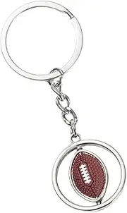 [Generic] Key Chain - Keyrings & Keychains | Key Chains for Men | Car Key Chain | Sports Ball Keyring Set for Kids | Soccer Favors Key Chain Holder | Decoration Key Ring Small Pendant for Backpacks