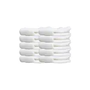 10PK Jason Commercial White J-Dry Luxe Hand Towel Drying Bathroom Cloth 45x65cm