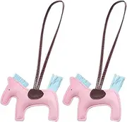 [Tuxiaobu] Bag Accessories, Bag Charm for Women, Purse Accessories, Leather Charm Bag Accessories for Women Keychain Pony Purse Accessories Pendant Charms 2 Pcs