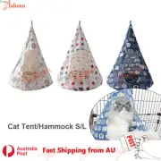 Pet Cat Tent Cone Hammock With Thick Mat Warm Cotton Cage Hanging Bed Toy Swing