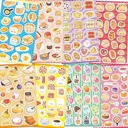WorldBazaar 24 Sets Scratch and Sniff Stickers for Kids, 100 Days of School, 4 Scents, Smelly Stickers, Valentine's Day, Classroom Exchange, Family, Home, Office Supplies