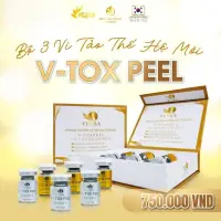 在飛比找蝦皮購物優惠-3件套新一代微藻v-tox Peel不刺痛收緊毛孔淡化暗化美