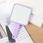 With Comb Square Handheld Mirror High definition Beauty Mirror Makeup Tool