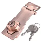 Zinc Alloy Safety Door Locks Hasp for Latch Thick Door Gate Lock Hasp with Screw