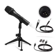 USB/XLR Podcast Dynamic Wired Microphone, Super Cardioid Mic with Mic DTR2100X