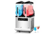 VEVOR 12Lx2 Tank Commercial Slushy Machine Margarita Smoothie Frozen Drink Maker