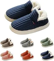 Sunmoine Cloud Slippers, Women Men Warm Soft Slip-On Plush Slippers House Shoes