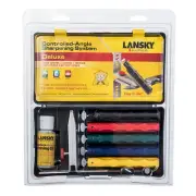 Lansky 5 Hone Stone Deluxe Controlled Angle Knife Sharpening System Set LKCLX