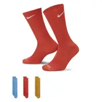 在飛比找momo購物網優惠-【NIKE 耐吉】襪子 運動襪 中筒襪 3雙組 U NK E