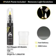 Touch Up Paint For Piaggio All Models 730 Grigio Ex 12988730 With Polish Paste