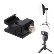 Hot Shoe Flash Bracket Camera Metal Cold Shoe Mount Adapter 1/4 Tripod ScreUU