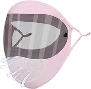 Ruhnjyg Full Face Cover Sunscreen, Ice Silk Sunscreen Mask, Multifunctional UV Womens Face Veil with Eye Protector Sheets, and Sand Proof