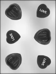 HEART WITH LOVE SMALL VALENTINE POUR BOX CHOCOLATE VALENTINE FAVOR SMASH BOX