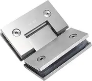 Glass Door Hinge,Bathroom Clamp,Pivot Hinges,Furniture Hardware Soft Close Cabinet Hinge Accessories, 304 Stainless Steel Glass Door Hinges, 135 Degrees Marine Yacht Accessories, Glass Shower Box Hing