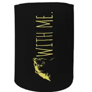 Alcohol Animal Stubby Holder - Bear With Me - Funny Novelty Birthday Gift Joke Beer Can Bottle Coolie