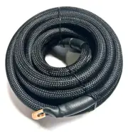 20ft 1/0 Gauge BLACK SNAKESKIN OFC Wire Strands Copper Marine Cable AWG