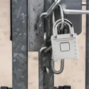 Sturdy Zinc Alloy Padlock Heavy Duty Outdoor Lock with 4 Digit Combination