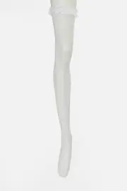 Fishnet Frill Over Knee Sock