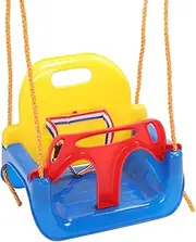 3 in 1 Toddler Swing Set, Detachable Sturdy Secure Swing, Anti Overturning High Back Swing Set for Playground Indoor, Kids Swing Set for Backyard, Easy to
