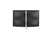 ATDEC DUAL STACK HEAVY MONITOR DESK MOUNT - FLAT/CURVED UP TO 49IN - VESA 75X75,