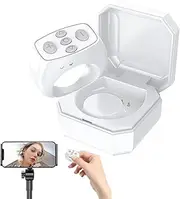 Finger Scroller for Phone | Mobile Phone Blue Tooth Page Turner & App Remote Control with Charging Case,Scrolling Controller for Camera Video