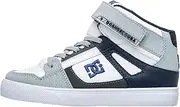 [DC Shoes] Boys' Pure High-top Ev Trainers, Dk Grey Black White, 5 M