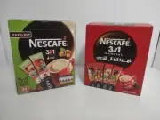 Nescafe 3 In 1 Instant Coffee Mix - Original & Hazelnut [Imported from Egypt]