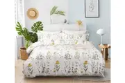 Jasmine Quilt/Doona/Duvet Cover Set (Queen/King/Super King Size Bed) M456
