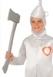 Licensed Tin Man Silver Axe The Wizard of Oz Book Week Costume Accessory