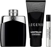 Montblanc S1108EM Legend Blanc Eau De Toilette 3-Piece Gift Set for Men