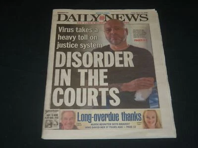 2020 MAY 26 NEW YORK DAILY NEWS - DISORDER IN THE COURTS - VIRUS TAKES TOLL