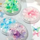 Butterfly Shell pearl Facial Decorative Patches DIY Nail Art Decoration Eyes