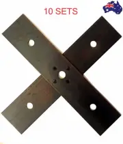 10 SETS Brand New Atom Edger Blades Fits All Red, Green and Yellow Edgers
