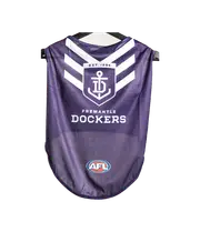 AFL Fremantle Dockers Large Dog Jersey Shirt 48cm to 49.5cm Long
